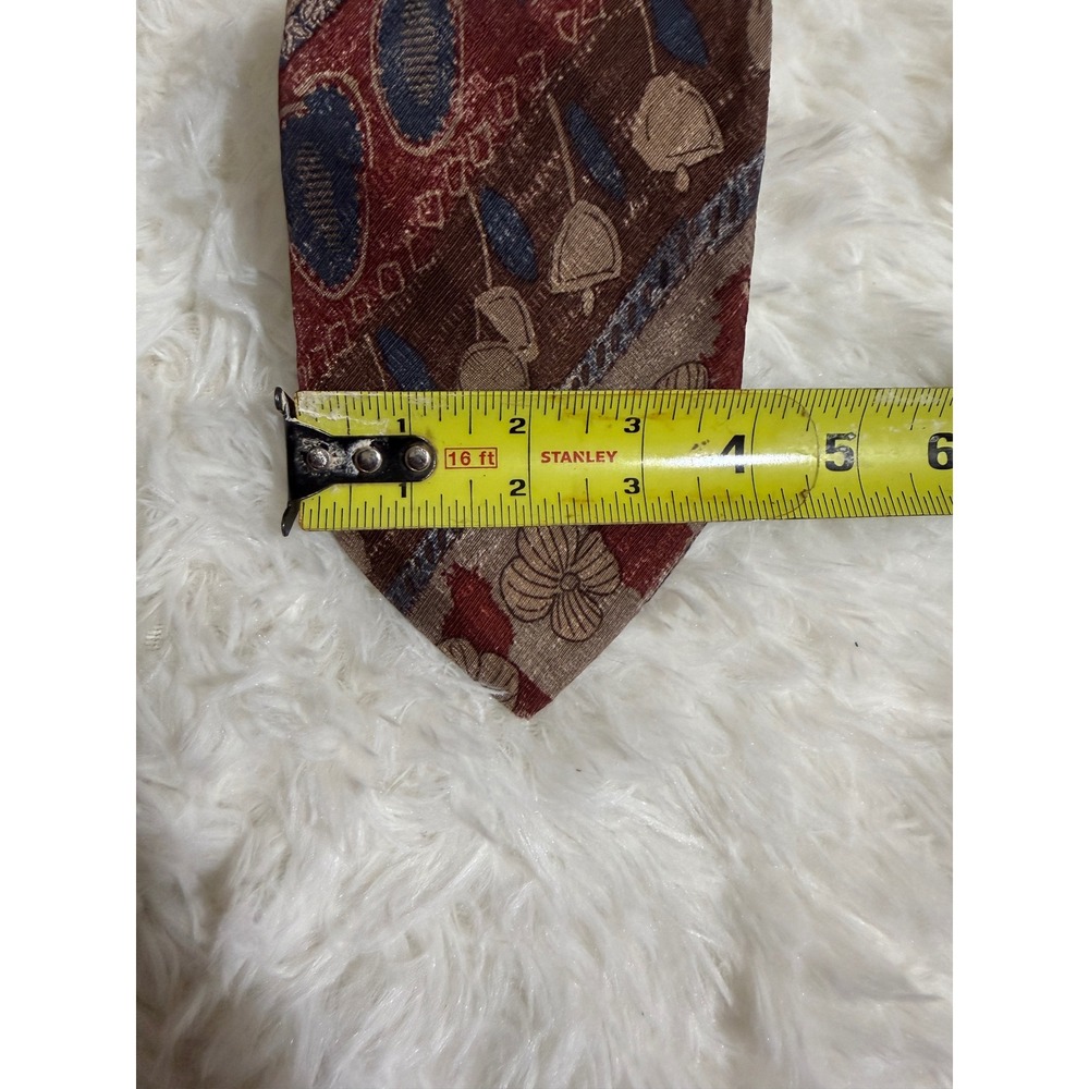 Jos. A. Bank Silk Tie Mens OS Multicolor Floral Abstract Premier Collection USA - Picture 3 of 6